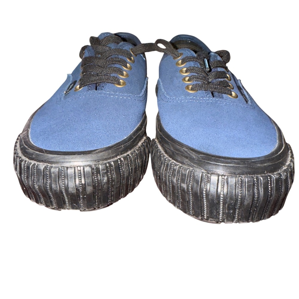 Vans Authentic Blue Suede Lug Platform Sneakers Women's US 9‎ Men's 7.5 - Picture 2 of 12